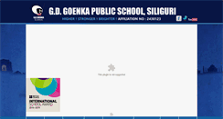 Desktop Screenshot of gdgoenkaschool.in